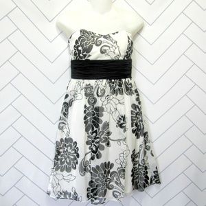 WHBM Floral Strapless Summer Dress Sz 0